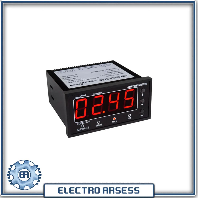 آمپر متر 96*48 شیوا امواج AMU-6000A