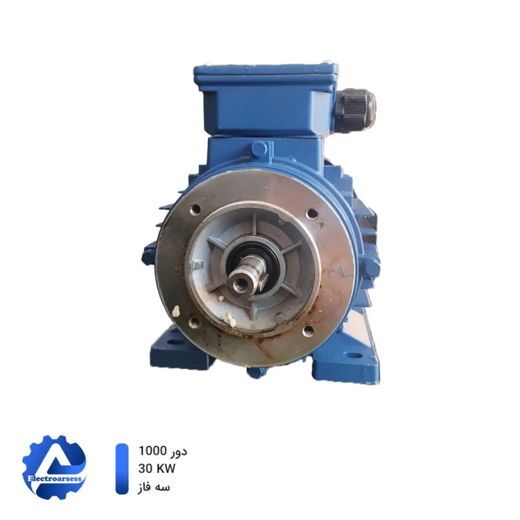 الکتروموتور 40 اسب سه فاز 1000 دور چدن JMCO