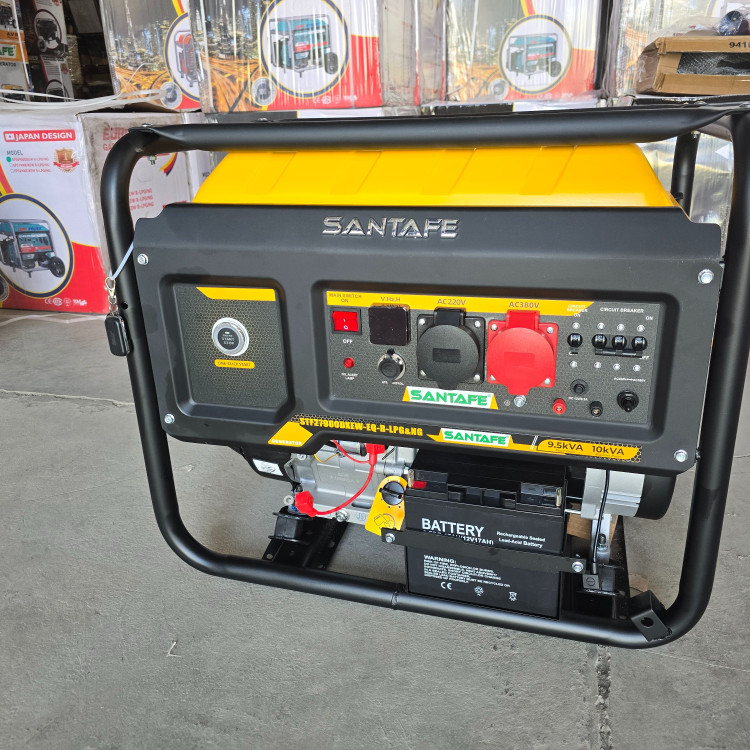 موتور برق صنعتی 10 کاوا تکفاز سانتافه مدل STF-27900-LPG.NG