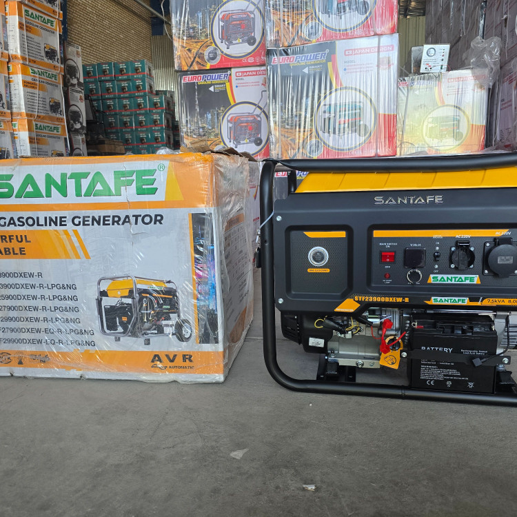 موتور برق صنعتی 8کاوا سه گانه سوز سانتافه مدلSTF-23900-LPG.NG