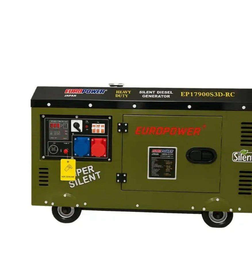 موتور برق دیزلی سه فاز سوپر سایلنت یورو پاور مدل EP17900S3D-RC(12.5KVA)