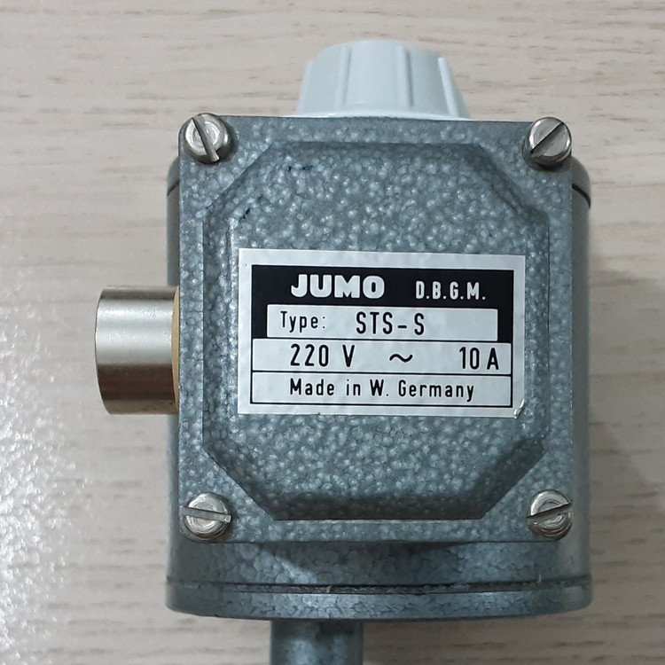 ترمومتر- ترموکوپل - ترموستات فلزی دو جداره قابل تنظیم مارک جومو JUMO مدل STS-S - آلمانی