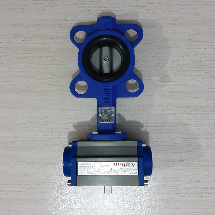شیر پروانه ای پنوماتیکی سایز 2 اینچ مارک econ مدل 220DZA1 XR-16