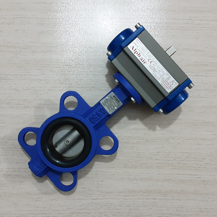 شیر پروانه ای پنوماتیکی سایز 2 اینچ مارک econ مدل 220DZA1 XR-16