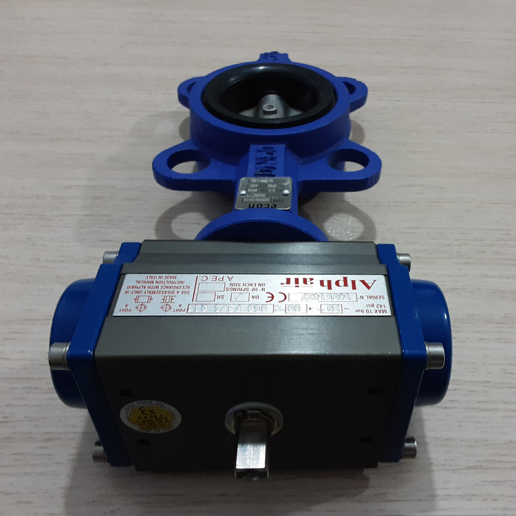 شیر پروانه ای پنوماتیکی سایز 2 اینچ مارک econ مدل 220DZA1 XR-16