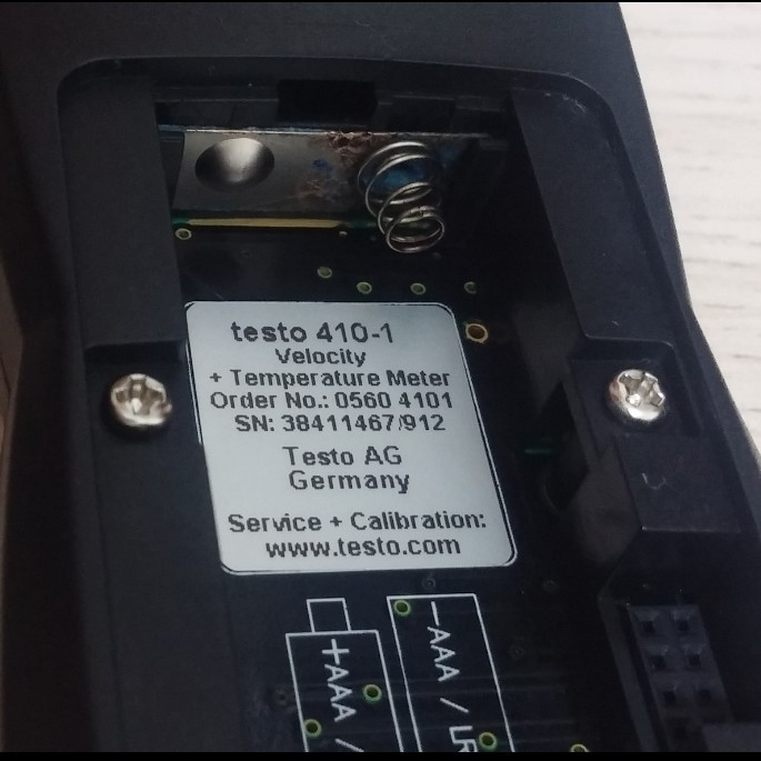 دماسنج - بادسنج پره ای دیجیتال تستو مدل TESTO 410-1 - ساخت آلمان