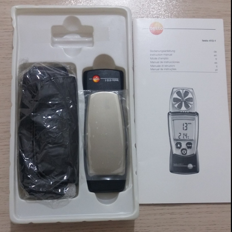 دماسنج - بادسنج پره ای دیجیتال تستو مدل TESTO 410-1 - ساخت آلمان