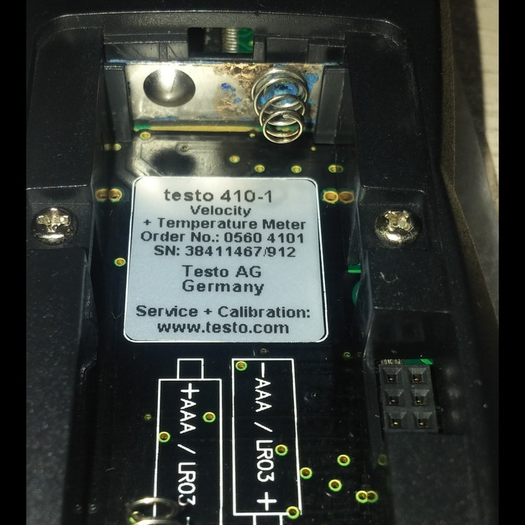 دماسنج - بادسنج پره ای دیجیتال تستو مدل TESTO 410-1 - ساخت آلمان