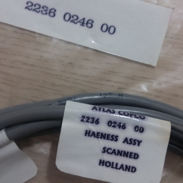 کابل اصلی بدون سوکت Atlas Copco اطلس کوپکو P-N 2236-0246-00