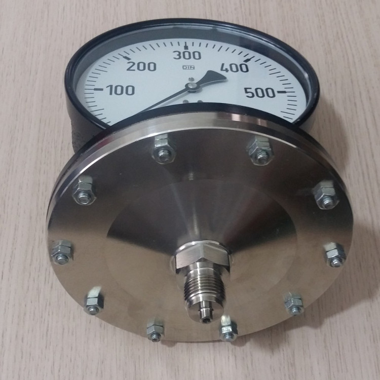 گیج دیافراگمی WIKA با دیافراگم استیل - رنج 0 - 600 mmWS