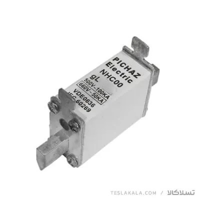 فیوز کاردی 25 الی 160 آمپر پایه کوتاه GL - NH00 پیچاز الکتریک