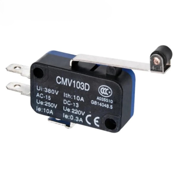 لیمیت سوئیچ (میکروسوئیچ) اهرمی بلند قرقره دار فیشی CNTD CMV-103D