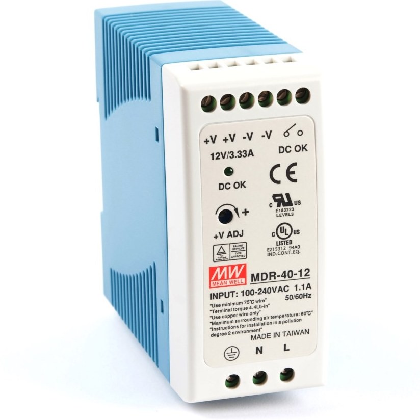 منبع تغذیه سوئیچینگ ریلی مینول 12V-3.3A